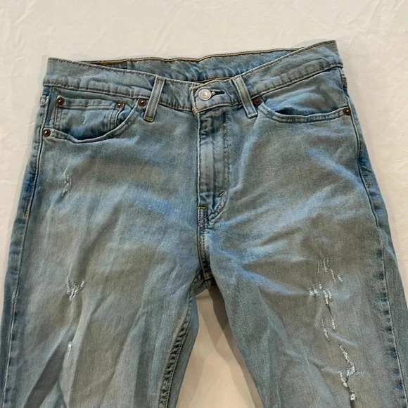 Levi’s men’s 511 jeans distressed size 33x30 33 x 30 - Picture 2 of 6